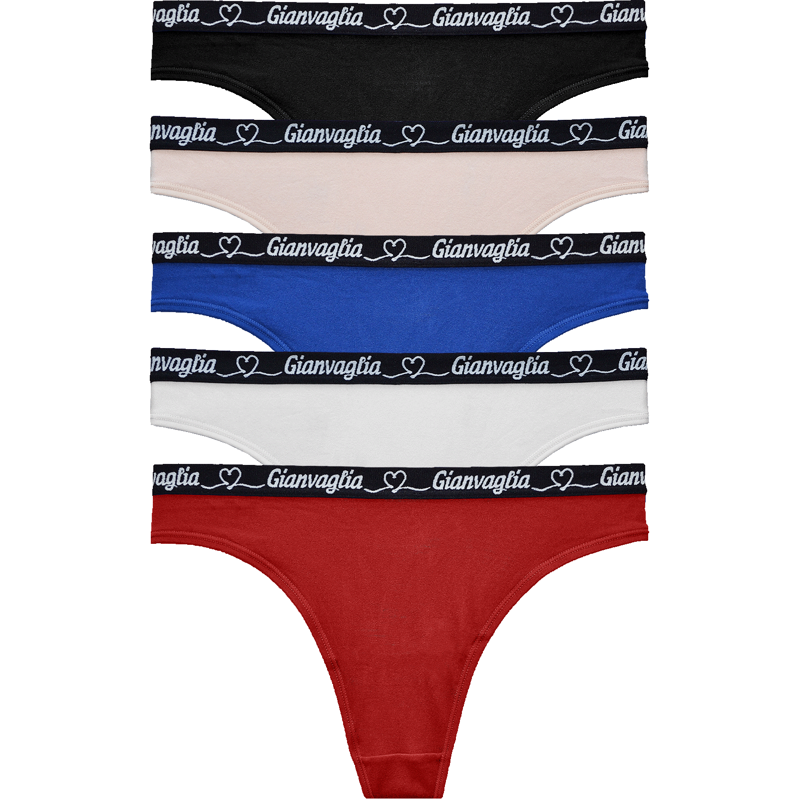 GIANVAGLIA® Deluxe 5-Pack Cotton Thong - Bild 2